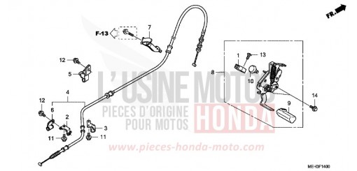 FREIN DE STATIONNEMENT NSA700A8 de 2008